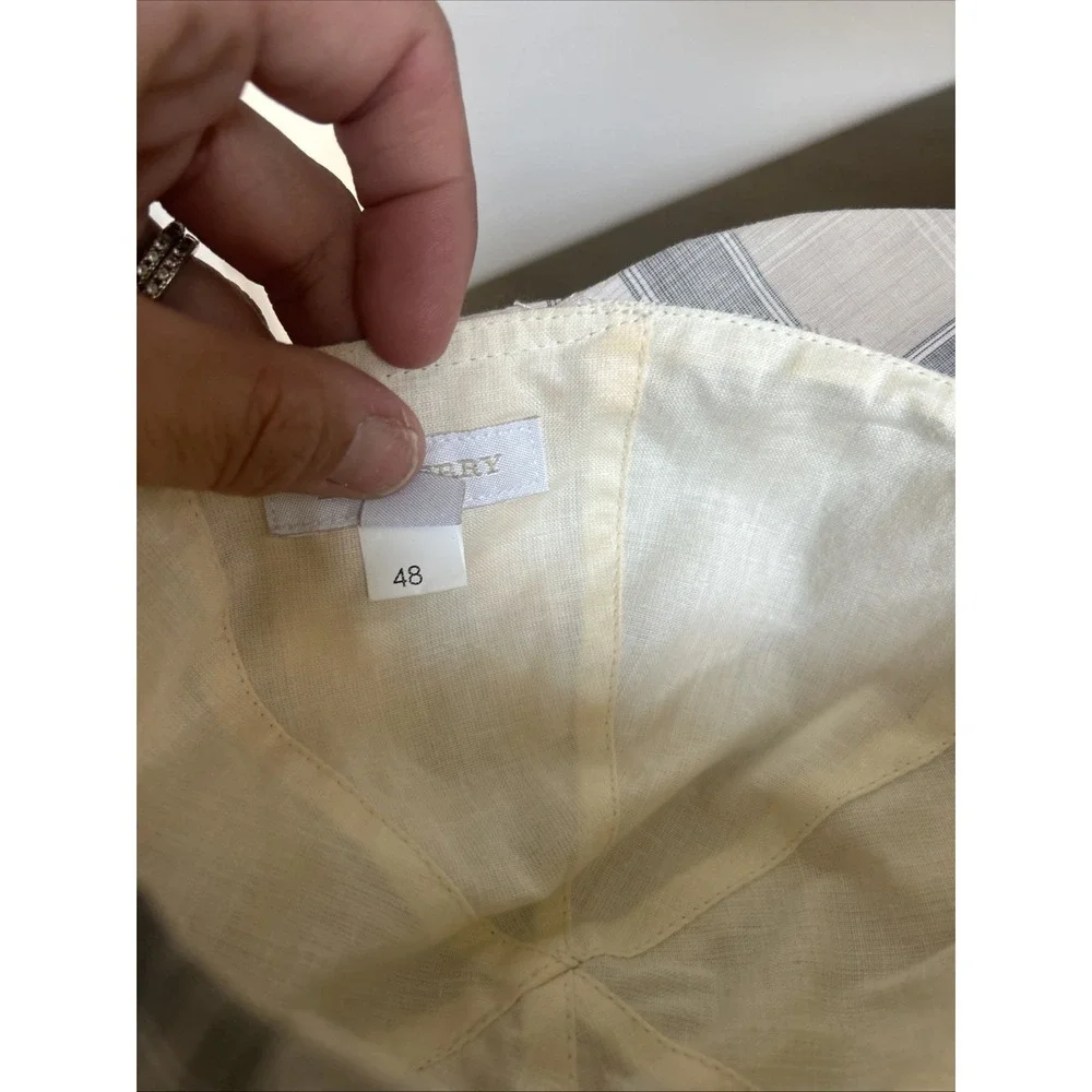 Burberry Baseball Hat‎ Infant Baby Classic Pattern Size 48cm Newborn ADORABLE